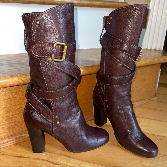 36ハーフ　Chloe　クロエ　パディントン　ハーフブーツ　ブラウン　23.5 Chloe | Shoes | Chloe Chocolate Brown Paddington Wrap Boots Size
